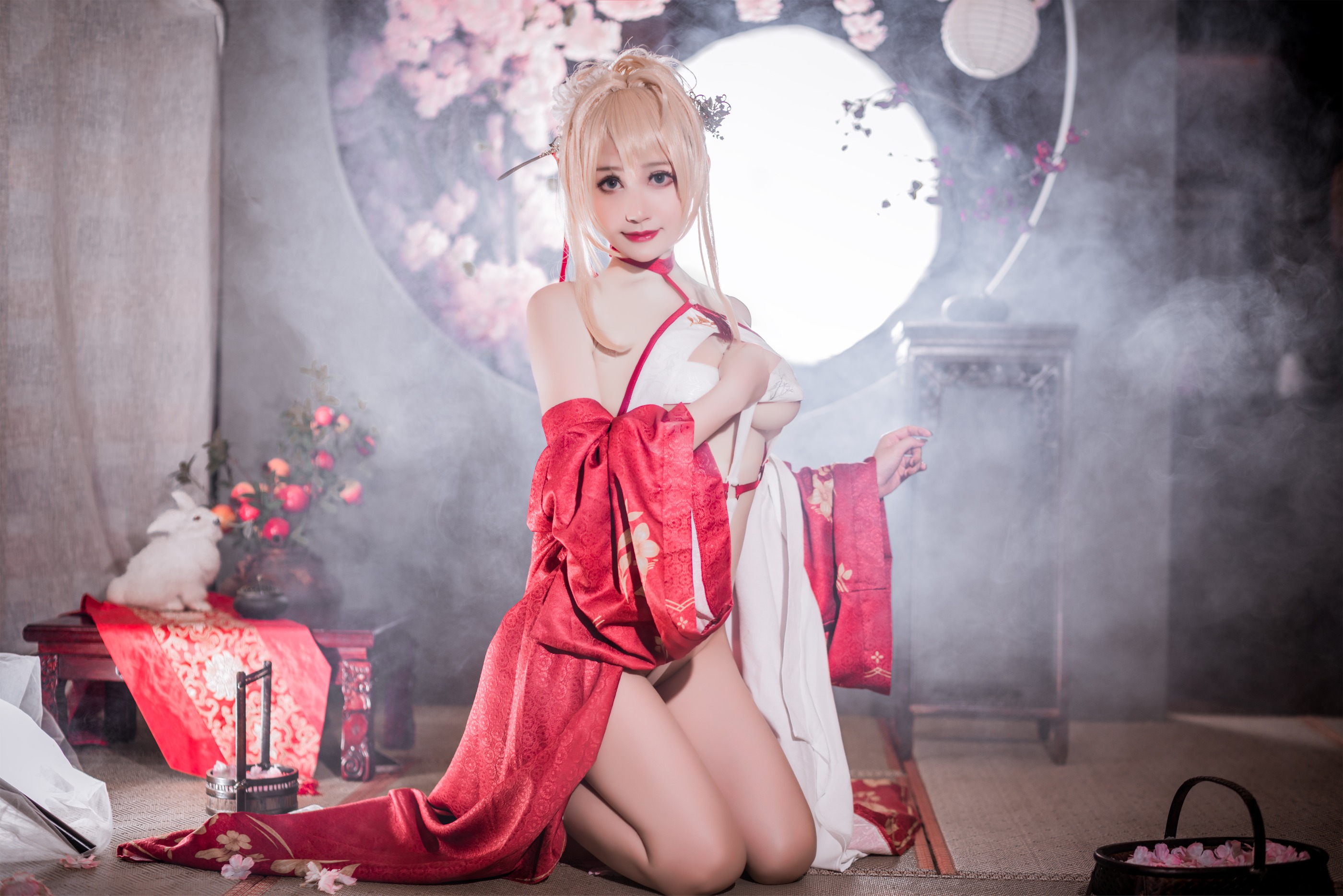 图片[1]-木之本果 – NO.008 花容本-巫女[21P]-XikXak